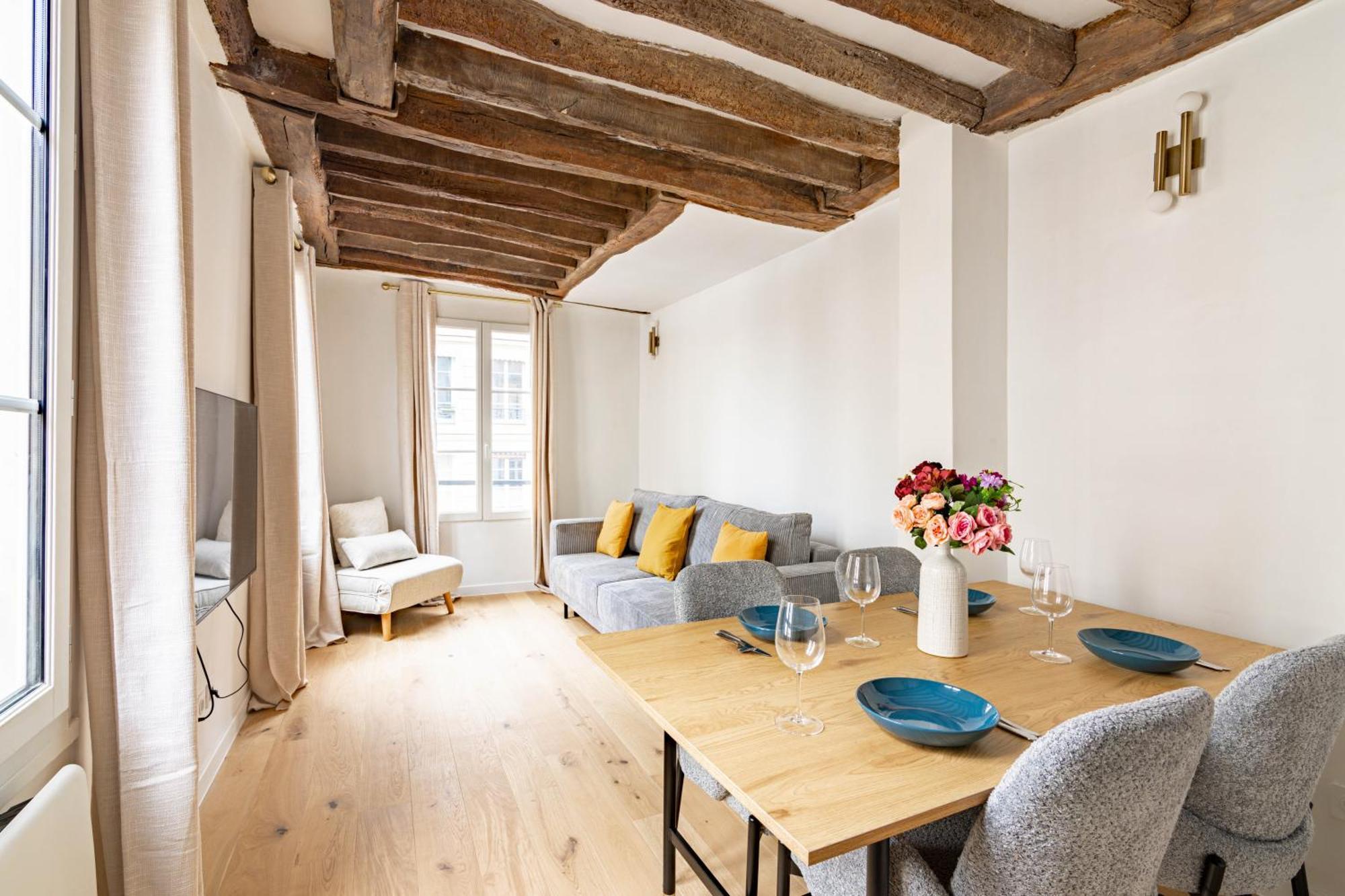 Appartement Quartier Fontaine Chatelet Les Halles Free Netflix 巴黎 外观 照片