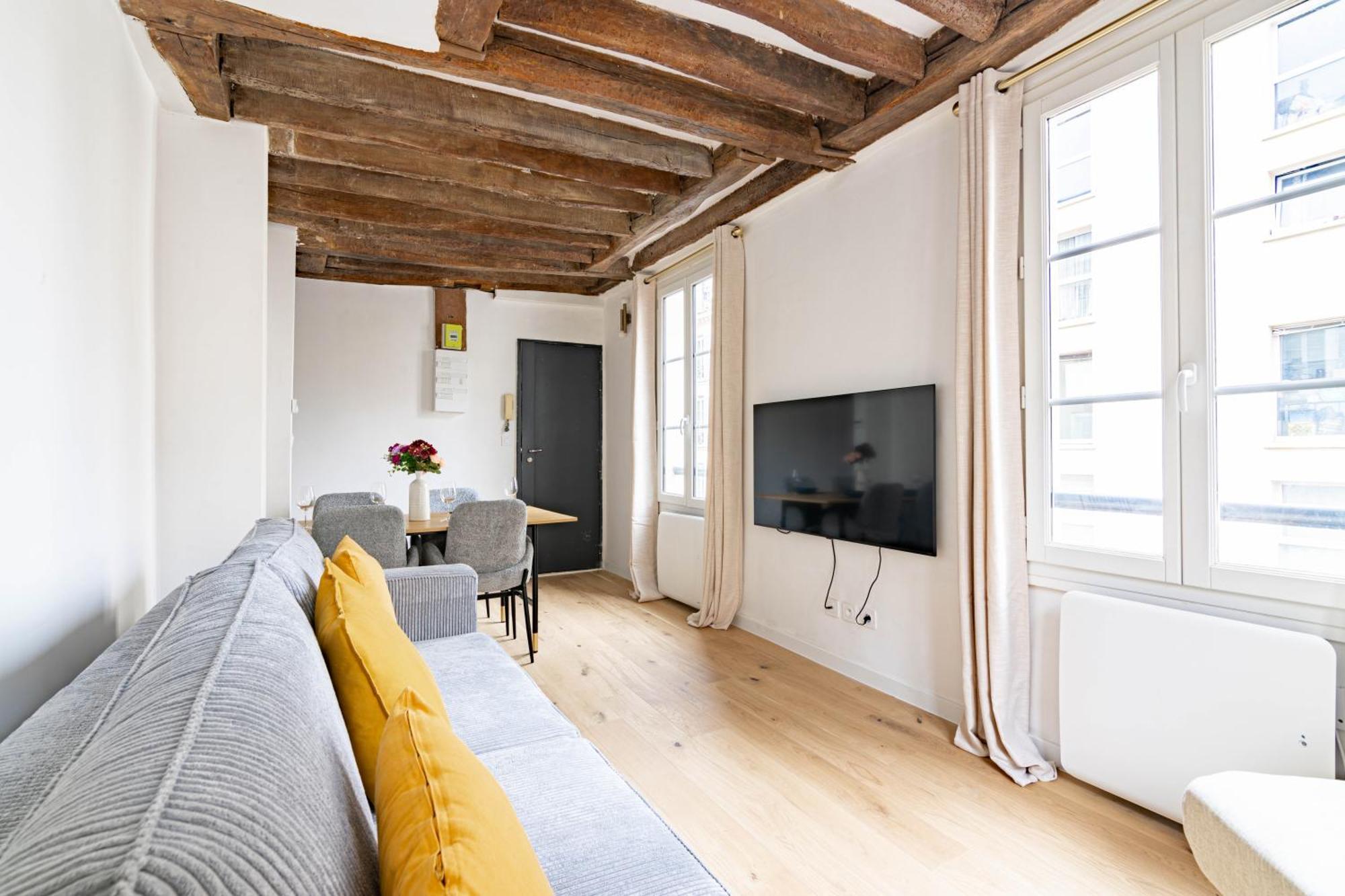 Appartement Quartier Fontaine Chatelet Les Halles Free Netflix 巴黎 外观 照片