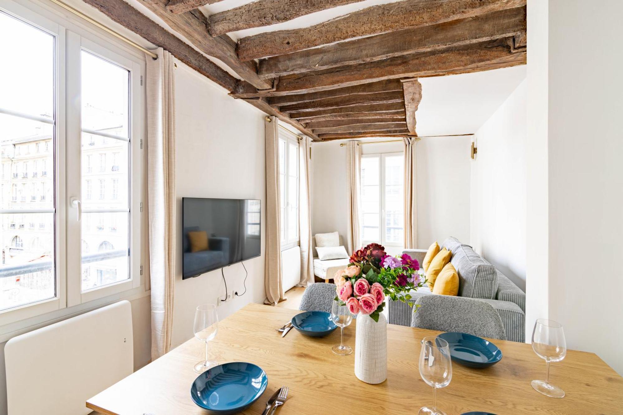 Appartement Quartier Fontaine Chatelet Les Halles Free Netflix 巴黎 外观 照片