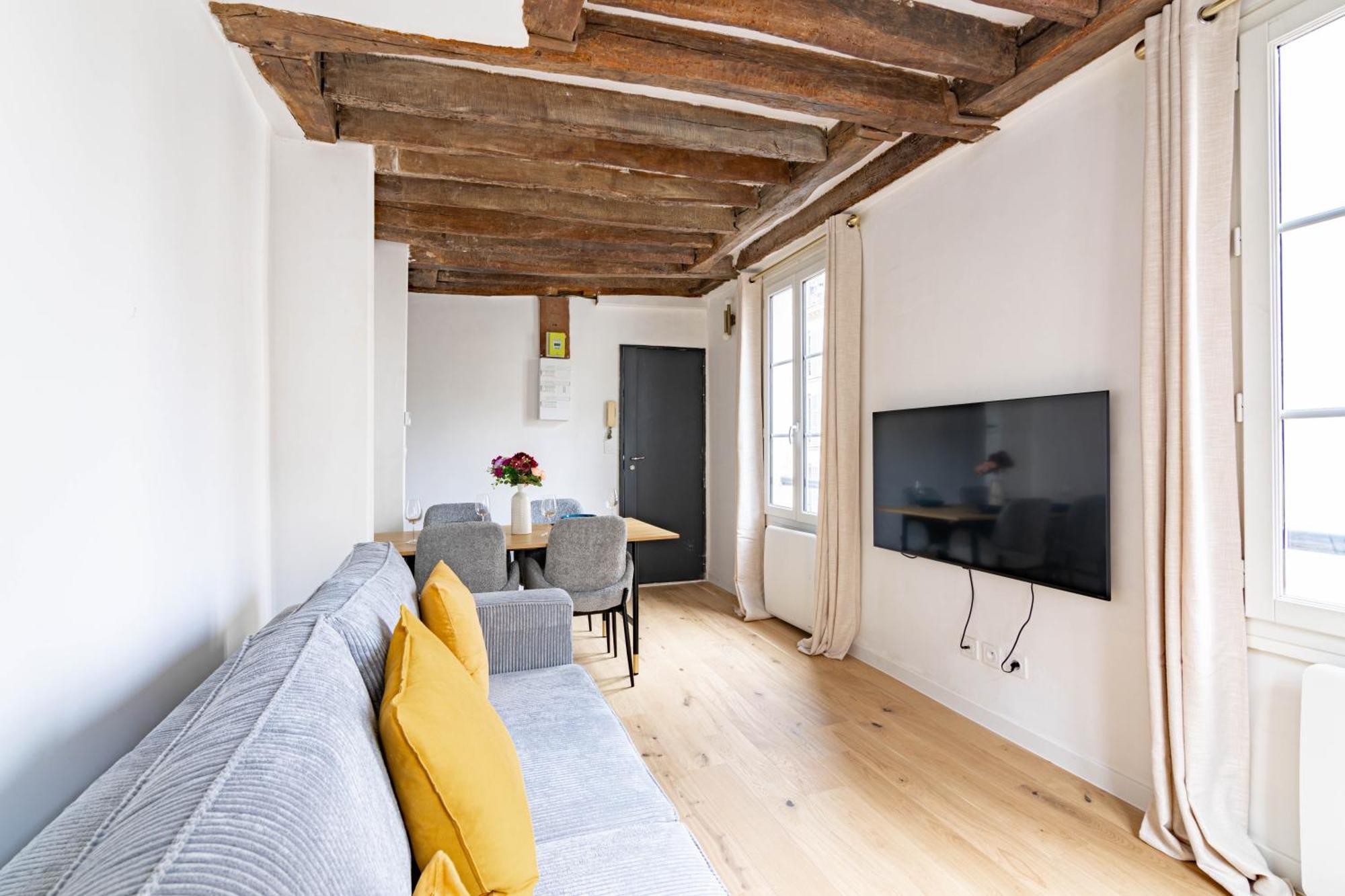 Appartement Quartier Fontaine Chatelet Les Halles Free Netflix 巴黎 外观 照片